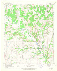 Download a high-resolution, GPS-compatible USGS topo map for Caddo NW, OK (1971 edition)