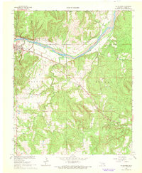 Download a high-resolution, GPS-compatible USGS topo map for Calvin East, OK (1968 edition)