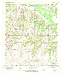 Download a high-resolution, GPS-compatible USGS topo map for Caney, OK (1971 edition)