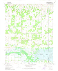 Download a high-resolution, GPS-compatible USGS topo map for Canton NW, OK (1974 edition)
