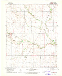 1968 Map of Capron