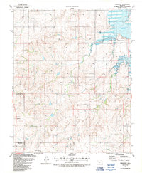 Download a high-resolution, GPS-compatible USGS topo map for Carpenter, OK (1987 edition)