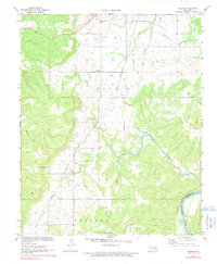 Download a high-resolution, GPS-compatible USGS topo map for Carson, OK (1991 edition)
