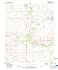 Download a high-resolution, GPS-compatible USGS topo map for Carter West, OK (1989 edition)
