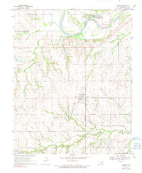 Download a high-resolution, GPS-compatible USGS topo map for Cashion, OK (1991 edition)