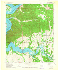 Download a high-resolution, GPS-compatible USGS topo map for Cayuga, OK (1966 edition)