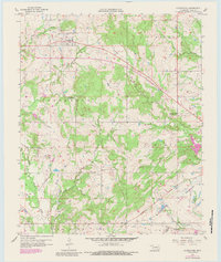 Download a high-resolution, GPS-compatible USGS topo map for Centrahoma, OK (1984 edition)
