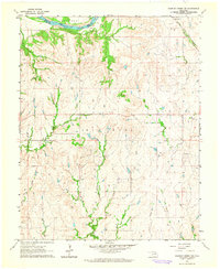 Download a high-resolution, GPS-compatible USGS topo map for Charley Creek NE, OK (1964 edition)