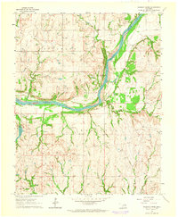 Download a high-resolution, GPS-compatible USGS topo map for Charley Creek, OK (1964 edition)