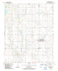 Download a high-resolution, GPS-compatible USGS topo map for Chattanooga, OK (1987 edition)
