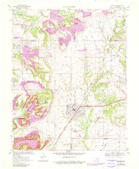 Download a high-resolution, GPS-compatible USGS topo map for Chelsea, OK (1982 edition)