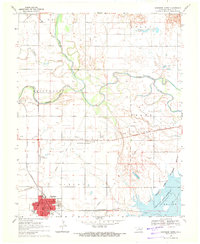 Download a high-resolution, GPS-compatible USGS topo map for Cherokee North, OK (1971 edition)
