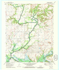 Download a high-resolution, GPS-compatible USGS topo map for Childers, OK (1986 edition)