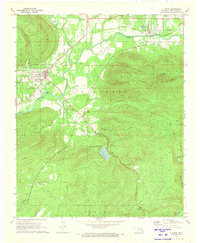 Download a high-resolution, GPS-compatible USGS topo map for Clayton, OK (1973 edition)