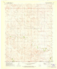 1971 Map of Lipscomb County, TX, 1973 Print