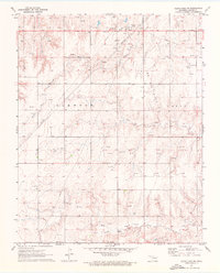 preview thumbnail of historical topo map of Beaver County, OK in 1971