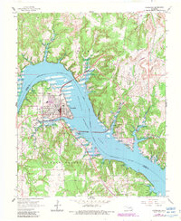Download a high-resolution, GPS-compatible USGS topo map for Cleveland, OK (1983 edition)