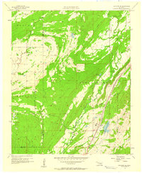 Download a high-resolution, GPS-compatible USGS topo map for Coalgate SE, OK (1958 edition)