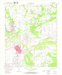 Download a high-resolution, GPS-compatible USGS topo map for Coalgate, OK (1979 edition)