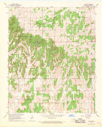 Download a high-resolution, GPS-compatible USGS topo map for Cogar, OK (1969 edition)