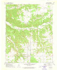 Download a high-resolution, GPS-compatible USGS topo map for Colcord, OK (1973 edition)