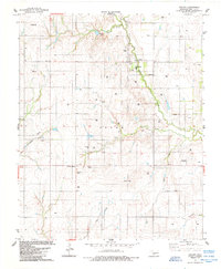 Download a high-resolution, GPS-compatible USGS topo map for Colony, OK (1985 edition)