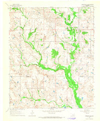 Download a high-resolution, GPS-compatible USGS topo map for Comanche SE, OK (1965 edition)