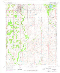 Download a high-resolution, GPS-compatible USGS topo map for Comanche, OK (1977 edition)