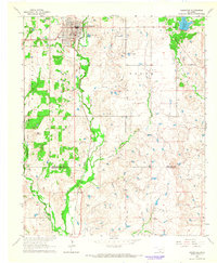 Download a high-resolution, GPS-compatible USGS topo map for Comanche, OK (1965 edition)