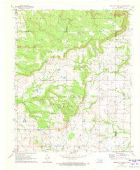 Download a high-resolution, GPS-compatible USGS topo map for Concharty Mountain, OK (1973 edition)
