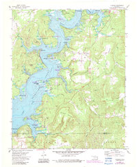 Download a high-resolution, GPS-compatible USGS topo map for Cookson, OK (1983 edition)