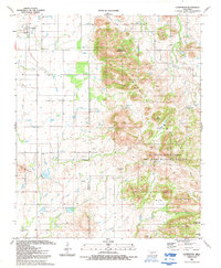 preview thumbnail of historical topo map of Cooperton, OK in 1991