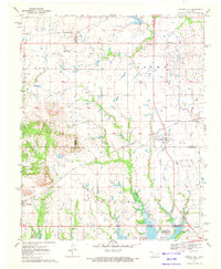 Download a high-resolution, GPS-compatible USGS topo map for Council Hill, OK (1972 edition)