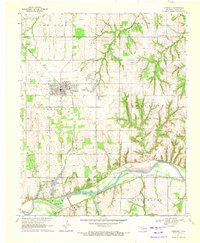 Download a high-resolution, GPS-compatible USGS topo map for Crescent, OK (1972 edition)