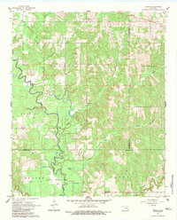 Download a high-resolution, GPS-compatible USGS topo map for Darwin, OK (1983 edition)