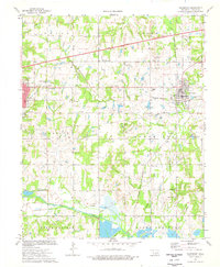 Download a high-resolution, GPS-compatible USGS topo map for Davenport, OK (1977 edition)