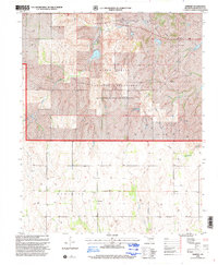 Download a high-resolution, GPS-compatible USGS topo map for Dempsey, OK (2001 edition)