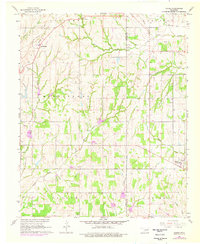 Download a high-resolution, GPS-compatible USGS topo map for Dibble, OK (1976 edition)