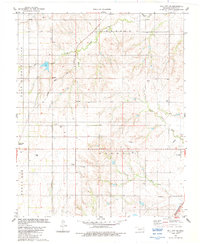 Download a high-resolution, GPS-compatible USGS topo map for Dill City SE, OK (1984 edition)