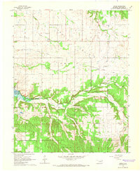 Download a high-resolution, GPS-compatible USGS topo map for Dodge, OK (1966 edition)
