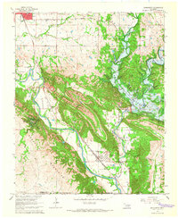 Download a high-resolution, GPS-compatible USGS topo map for Dougherty, OK (1966 edition)