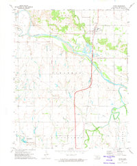 Download a high-resolution, GPS-compatible USGS topo map for Dover, OK (1974 edition)