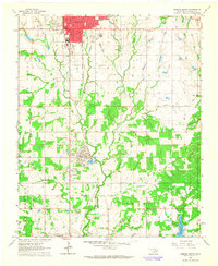 Download a high-resolution, GPS-compatible USGS topo map for Duncan South, OK (1965 edition)