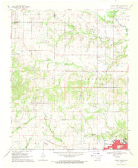 Download a high-resolution, GPS-compatible USGS topo map for Durant North, OK (1971 edition)
