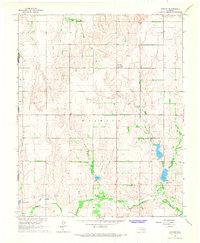 Download a high-resolution, GPS-compatible USGS topo map for Durham, OK (1967 edition)