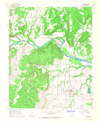 Download a high-resolution, GPS-compatible USGS topo map for Dustin, OK (1968 edition)
