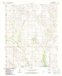 preview thumbnail of historical topo map of Eakly, OK in 1984