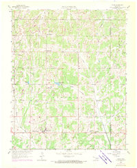 Download a high-resolution, GPS-compatible USGS topo map for Eason, OK (1970 edition)