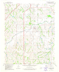 Download a high-resolution, GPS-compatible USGS topo map for East Ninnekah, OK (1982 edition)