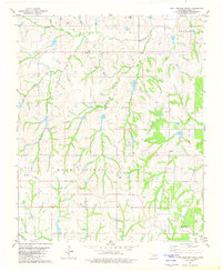 preview thumbnail of historical topo map of Grady County, OK in 1981